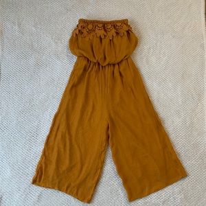 Burnt orange jumpsuit